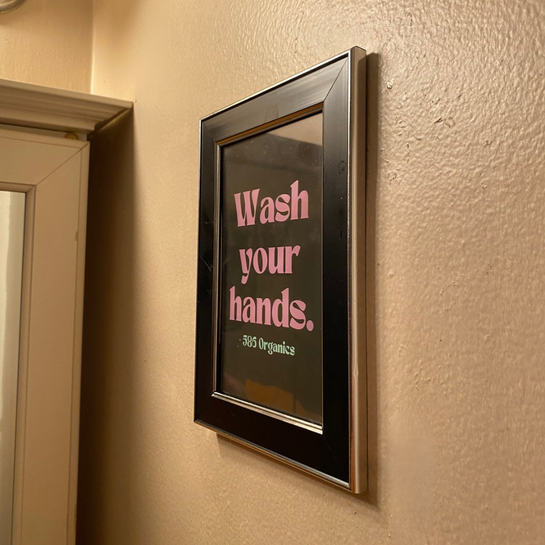 Wash Your Hands Bathroom Decor